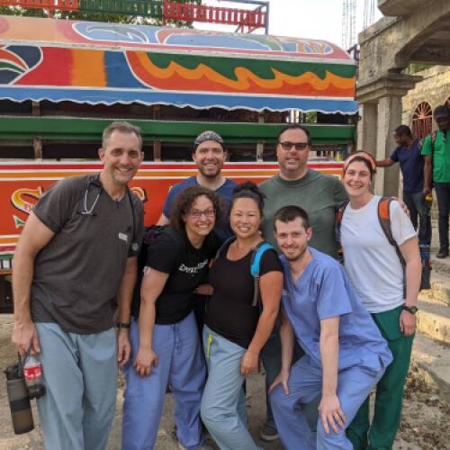 Chris Cox and Others in Haiti